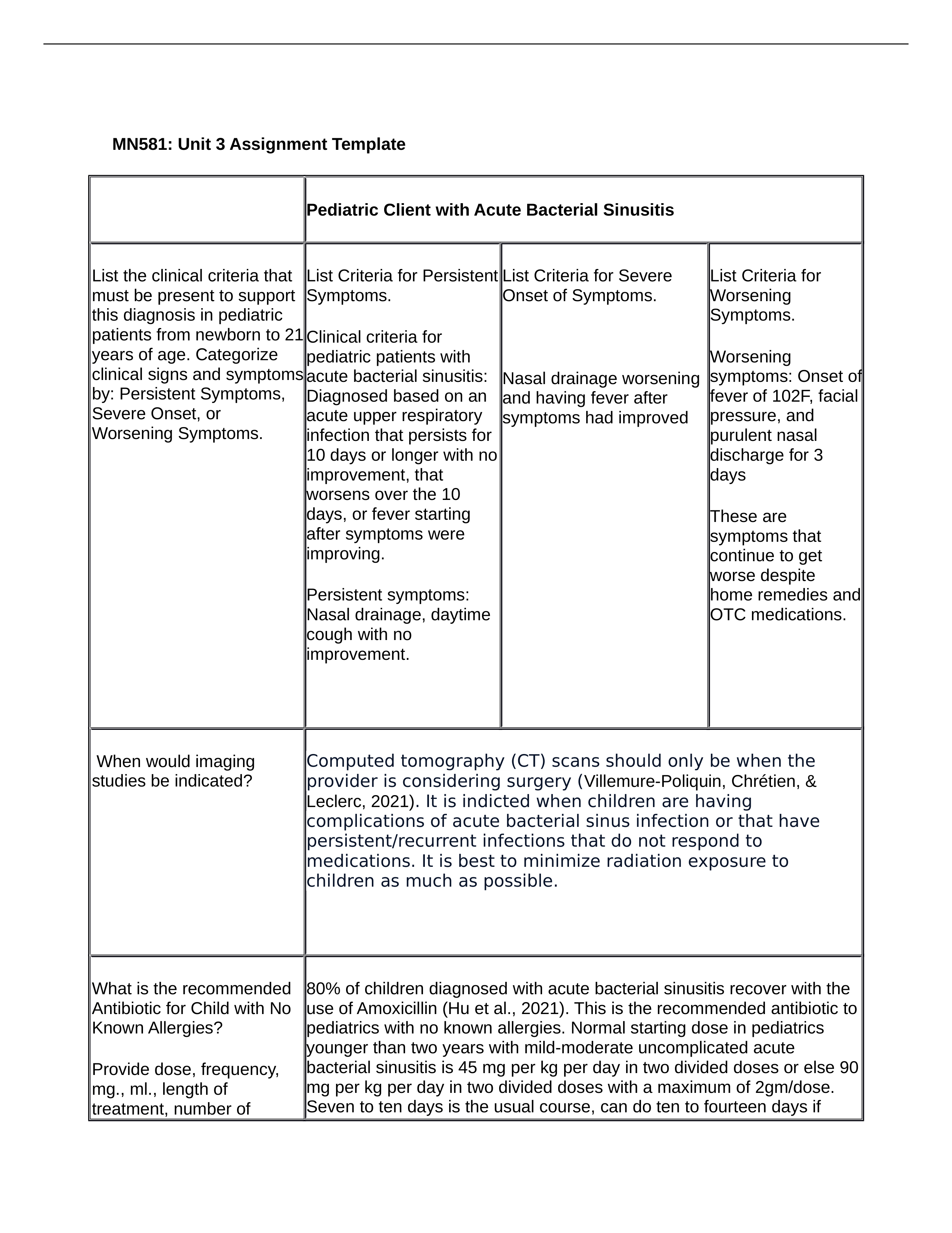 MN581 unit 3 assignment bacterial sinusitis.docx_dzs3af06l5e_page1