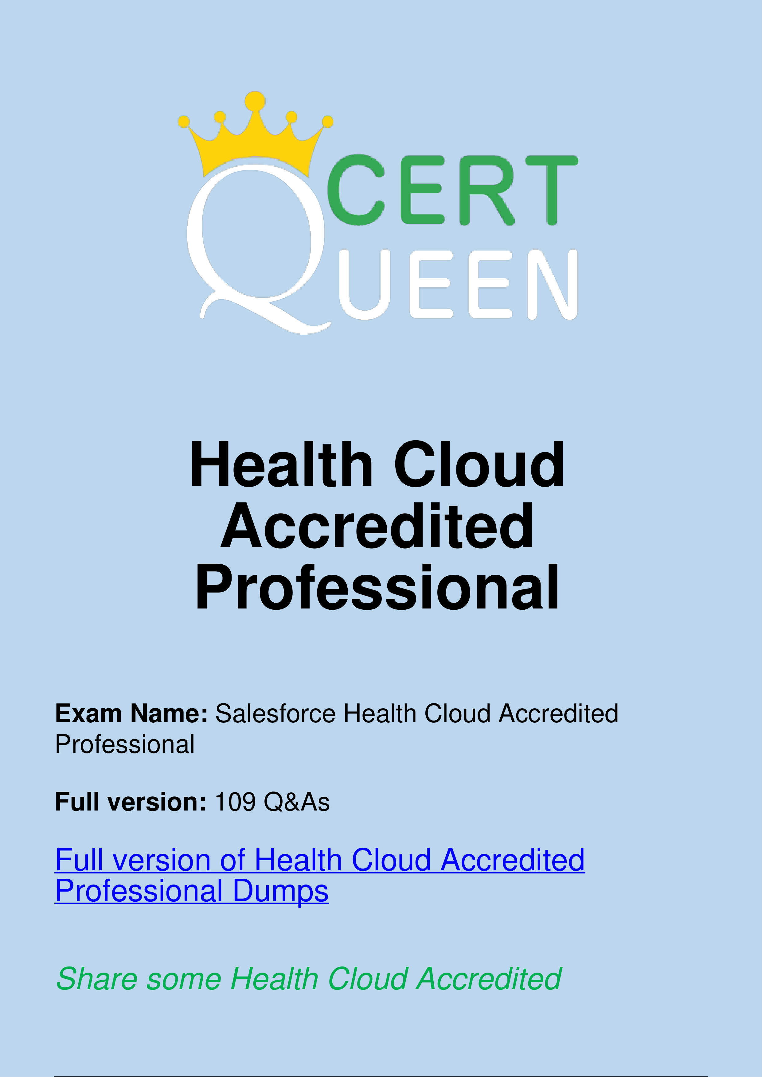 Salesforce Health Cloud Accredited Professional exam dumps.pdf_dzxvjzlz20t_page1