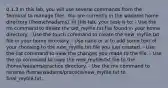 0.1.3 In this lab, you will use several commands from the Terminal to manage files. You are currently in the wadams home directory (/home/wadams). In this lab, your task is to: - Use the rm command to delete the old_myfile.txt file found in your home directory. - Use the touch command to create the new_myfile.txt file in your home directory. - Use nano or vi to add some text of your choosing to the new_myfile.txt file you just created. - Use the cat command to view the changes you made to the file. - Use the cp command to copy the new_myfile.txt file to the /home/wadams/practice directory. - Use the mv command to rename /home/wadams/practice/new_myfile.txt to final_myfile.txt.