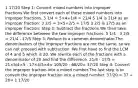 1 17/20 Step 1: Сonvert mixed numbers into improper fractions.We first convert each of these mixed numbers into improper fractions. 5 1/4 = 5×4+1/4 = 21/4 5 1/4 is 21/4 as an improper fraction: 3 2/5 = 3×5+2/5 = 17/5 3 2/5 is 17/5 as an improper fraction: Step 2: Subtract the fractions.We then take the difference between the two improper fractions. 5 1/4 - 3 2/5 = 21/4 - 17/5 Step 3: Reduce to a common denominator.The denominators of the improper fractions are not the same, so we can not proceed with subtraction. We first have to find the LCM of 4 and 5 which is 20. We rewrite each of the fractions with a denominator of 20 and find the difference. 21/4 - 17/5 = 21×5/4×5 - 17×4/5×4= 105/20 - 68/20= 37/20 Step 4: Convert the improper fraction into a mixed number.The last step is to convert the improper fraction into a mixed number. 37/20 = 37 ÷ 20= 1 17/20