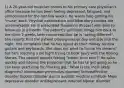 1) A 20-year-old musician comes to his primary care physician's office because he has been feeling depressed, fatigued, and unmotivated for the last few weeks. He wants help getting his "muse" back. Physical examination and laboratory studies are unremarkable. He is prescribed fluoxetine (Prozac) with plan to follow-up in a month. The patient's girlfriend brings him back to the clinic 2 weeks later concerned that he is "acting different". She reports that the patient plays guitar all day and late into the night. She complains that he has spent all their money on new guitars and keyboards. She does not want to "crush his dreams" but he's reaching a bit hight trying to book tours with the Rolling Stones. The patient reports feeling "better than ever!" He talks quickly and informs the physician that he has to get going so he can keep practicing for "the big gig." What is the most likely diagnosis? Narcissistic personality disorder Schizoaffective disorder Bipolar disorder due to another medical condition Major depressive disorder Antidepressant-induced bipolar disorder