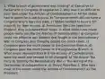 1. What branch of government was missing? a) Executive b) Parliament c) Congress d) Legislative 2. Why was it so difficult to pass laws under the Articles of Confederation? a) All the states had to agree for a law to pass. b) The government did not have a Congress where laws can pass. c) States needed to have a 2/3 majority for laws to pass. d) Americans liked the laws from England, they just hated their taxes. 3. What could have made people really not like the Articles of Confederation? a) Congress could not afford to pay soldiers that fought in the Revolutionary War. b) Congress was charging people too much taxes. c) Congress gave too much power to the Executive Branch. d) Congress gave too much power to the Legislative Branch. 4. What event demonstrated that the Articles of Confederation were too weak and needed to be changed? a) The Boston Tea Party b) Starting the Revolutionary War c) The writing of the Declaration of Independence. d) Shays' Rebellion 5. Who held most of the power under the Articles of Confederation? a) The President