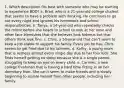 1. Which description fits best with someone who may be starting to experience BDD? a. Brad, who is a 21-year-old college student that seems to have a problem with drinking. He continues to go out every night and ignores his homework and school responsibilities. b. Tanya, a 14-year-old who repeatedly checks the mirror before she heads to school to look at her nose and other face blemishes that she believes look hideous but that others think look fine. c. Chris, a 50-year-old that can't seem to keep a job stable to support his family. Every job he has, Chris seems to get fired due to his laziness. d. Kathy, a young mom that is restless almost every single day due to her four kids. She finds herself getting no sleep because she is a single parent struggling to keep an eye on every child. e. Carmen, a new college freshman that is having a hard time fitting in on her dormitory floor. She can't seem to make friends and is slowly beginning to isolate herself from other people, including her family.