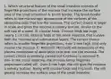 1. Which structural feature of the small intestine consists of fingerlike projections of the mucosa that increase the surface area of the small intestine? A. brush border- The brush border refers to the microscopic appearance of the surfaces of the absorptive cells that line the mucosa. The correct choice is larger in scale and gives the mucosa a velvety texture, similar to the soft nap of a towel. B. circular folds- Circular folds are large, nearly 1 cm tall, internal folds of the small intestine that involve both the mucosal and submucosal layers. The correct choice refers to smaller fingerlike projections, over 1 mm high, that only involve the mucosa. C. Microvilli- Microvilli are extensions of the plasma membrane of absorptive cells that line the mucosa. The correct choice is similarly named but functions to increase D. Villi- In the small intestine, the mucosa forms fingerlike projections called villi. Over 1 mm high, the villi give the mucosa a velvety texture. Along with circular folds and microvilli, the villi greatly increase the surface area of the small intestine.