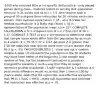 -1000 who received little or no specific skill practice - only played games during class - students tested on serving skill -population mean (u) is 31 points and sd (o') = 7.5 -One teacher took a group of 30 and gave them instruction for 20 minutes each class session -their average score (xbar) = 35 - sd = 8.3 Was her method successful or is it likely that (Xbar) = 35 is representative of the population mean (u) = 31? -COMPLETE CALCULATION o' M = o'/square root of n = 7.5/sq root of 30 = 1.37 -CONDUCT Z TEST (u and o' are known) to determine odds that sample mean would differ from the population by as much as 4 points -Z = 35-31/1.37 = 2.92 -because Z is greater than 2.58 the odds that Xbar did not come from (u) are greater than 99-1 (p < .01) TWO POSSIBILITIES 1 - class was not a random sample & does not represent the population or the 30 students may have been better at the beginning 2- the sample was random at first, but the treatment (instruction & practice) changed the students in such a way that they no longer represent another population - 1 with instruction & 1 without -a 4 point mean difference would occur less than 1 time in 100 by chance alone -odds that the instruction was effective are better than 99 to 1 (LOC = 99%) -reject null hypothesis and conclude that instruction was effective at p = .01