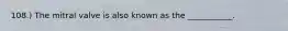 108.) The mitral valve is also known as the ___________.