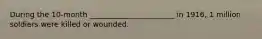 During the 10-month _______________________ in 1916, 1 million soldiers were killed or wounded.