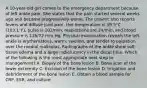 A 10-year-old girl comes to the emergency department because of left ankle pain. She states that the pain started several weeks ago and became progressively worse. The patient also reports fevers and diffuse joint pain. Her temperature is 39.5°C (103.1°F), pulse is 102/min, respirations are 24/min, and blood pressure is 136/72 mm Hg. Physical examination reveals the left ankle is erythematous, warm, swollen, and tender to palpation over the medial malleolus. Radiographs of the ankle show soft tissue edema and a large radiolucency in the distal tibia. Which of the following is the most appropriate next step in management? A. Biopsy of the bone lesion B. Bone scan of the lower extremity C. Excision of the bone lesion D. Irrigation and debridement of the bone lesion E. Obtain a blood sample for CRP, ESR, and culture