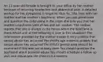 An 11-year-old female is brought to your office by her mother because of recurring headaches and abdominal pain. A detailed workup for her symptoms is negative thus far. She lives with her mother and her mother's boyfriend. When you ask permission and question the child alone in the room she tells you that her mother's boyfriend yells at her and her mother. The mother reports that she is always in the house when the boyfriend is there.Which one of the following is true in this situation? The information provided by the mother makes it very unlikely that sexual abuse has occurred The child's age makes it unlikely that sexual abuse has occurred The child's genital area should be examined if this was not already done You should question the boyfriend about possible abuse You should schedule a follow-up visit and reevaluate the child in 3-4 months