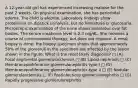 A 12-year-old girl has experienced increasing malaise for the past 2 weeks. On physical examination, she has periorbital edema. The child is afebrile. Laboratory findings show proteinuria on dipstick urinalysis, but no hematuria or glucosuria. Microscopic examination of the urine shows numerous oval fat bodies. The serum creatinine level is 2.3 mg/dL. She receives a course of corticosteroid therapy, but does not improve. A renal biopsy is done; the biopsy specimen shows that approximately 50% of the glomeruli in the specimen are affected by the lesion shown in the figure. What is the most likely diagnosis? □ (A) Focal segmental glomerulosclerosis □ (B) Lipoid nephrosis □ (C) Membranoproliferative glomerulonephritis type I □ (D) Membranoproliferative glomerulonephritis type II □ (E) Nodular glomerulosclerosis □ (F) Postinfectious glomerulonephritis □ (G) Rapidly progressive glomerulonephritis