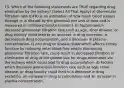 15. Which of the following statements are TRUE regarding drug elimination by the kidney? (Select All That Apply) a) Glomerular filtration rate (GFR) is an estimation of how much blood passes through or is filtered by the glomeruli per unit of time and is measured in milliliters/minute (ml/min). b) Factors which decrease glomerular filtration rate such as age, renal disease, or drug toxicity could lead to an increase in drug excretion, a decrease in drug accumulation, and a decrease in plasma concentration. c) Any drug or disease state which affects kidney function by reducing renal blood flow and/or decreasing glomerular filtration rate, could result in decreased filtration or elimination of drug at the glomerulus for drugs eliminated via the kidneys which could lead to drug accumulation. d) Factors which decrease glomerular filtration rate such as age, renal disease, or drug toxicity could lead to a decrease in drug excretion, an increase in drug accumulation, and an increase in plasma concentration.