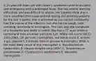 A 15-year-old Asian girl with Down's syndrome came to accident and emergency with a prolonged fever. She has severe learning difficulties and was difficult to assess. Her parents think she is more unsettled than usual and not eating and drinking properly for the last 3 weeks. She is admitted as you cannot confidently find the source of the infection, but she has no cough, rash, vomiting, diarrhoea or meningism. The next day she complains of a headache and starts to vomit. She has a CT scan which is normal and then a lumbar puncture (LP). White cell count (WCC) 150×109/L (20 per cent neutrophils), red blood count 0, protein 2 g/L, glucose 1.2 mmol/L (serum glucose 6.0 mmol/L). What is the most likely cause of this meningitis? A. Mycobacterium tuberculosis B. Herpes simplex virus (HSV) C. Streptococcus pneumoniae D. Cryptococcus neoformans E. Neisseria meningitidis