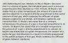 165) Define Boyle's law. (Module 21.9A) A) Boyle's law states that in a mixture of gases, the individual gases exert a pressure proportional to their abundance in the mixture. B) Boyle's law states that at a given temperature, the amount of a particular gas that dissolves in a liquid is directly proportional to the partial pressure of that gas, which underlies the diffusion of gases between capillaries and alveoli, and between capillaries and interstitial fluid. C) Boyle's law states that at a constant temperature, the pressure of a gas is inversely proportional to its volume. D) Boyle's law states that at a constant temperature, the pressure of a gas is directly proportional to its volume. E) Boyle's law states that at a given temperature, the amount of a particular gas that dissolves in a liquid is inversely proportional to the partial pressure of that gas, which underlies the diffusion of gases between capillaries