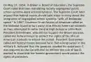 On May 17, 1954, in Brown v. Board of Education, the Supreme Court ruled that laws mandating racially segregated public school systems were unconstitutional. The Supreme Court later argued that federal courts should take steps to bring about the integration of segregated school systems "with all deliberate speed." In 1957, Governor Orval Faubus of Arkansas called on the National Guard to turn away nine African American students as they attempted to enter Central High School in Little Rock. President Eisenhower, who did not support the Brown decision, called out federal troops to protect the rights of the African American students to attend the school. President Eisenhower called out federal troops because he A. had a long career in the military B. believed that the governor needed his assistance C. was required by the Constitution to enforce the rule of law D. wanted to show that the federal government would protect the rights of protesters