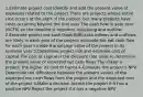 1.Estimate project cost Identify and add the present value of expenses related to the project There are projects whose entire cost occurs at the start of the project, but many projects have costs occurring beyond the first year The cash flow in year zero (NCF0) on the timeline is negative, indicating and outflow 2.Estimate project net cash flows Both cash inflows and outflows are likely in each year of the project; estimate the net cash flow for each year Include the salvage value of the project in its terminal year 3.Determine project risk and estimate cost of capital The cost of capital is the discount rate used to determine the present value of expected net cash flows The riskier a project, the higher its cost of capita 4.Compute the project's NPV Determine the difference between the present values of the expected net cash flows from the project and the expected cost of the project 5.Make a decision Accept the project if it has a positive NPV Reject the project if it has a negative NPV