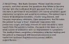 2) NCLEX Prep - Test Bank Question: Please read the clinical scenario, and then answer the questions that follow to become familiar with the traditional NCLEX question format. A 12-year-old male is admitted to the pediatric unit due to persistent upper respiratory symptoms and respiratory distress. The patient has a history of developmental delay, chronic lung disease, and frequent respiratory infections. Upon assessment, the RN notes the patient to have a fever, moderate respiratory rate, productive cough, and large amount of nasal secretions. Upon report from the patient's mother, the patient has been on a 3-week course of antibiotics with no improvement in symptoms. The medical team completes a respiratory infection workup and the patient is diagnosed with bacterial pneumonia and methicillin-resistant Staphylococcus aureus (MRSA) superinfection.