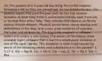 20. The parents of a 3-year-old boy bring him to the hospital following a fall as they are concerned, he has broken his arm. His parents report that over the past year he has had several episodes of what they think is uncharacteristically easy fractures in his legs from minor falls. They indicate that there is no family history of bone disease. Physical examination shows bowing and deformities of the legs, and x-rays show evidence of previous fractures and osteopenia. The physician suspects a collagen defect and orders a skin biopsy. The results of the biopsy show unstable type I collagen that is due to a single-point mutation in one of the type I genes. This mutation is most likely caused by which of the following amino acid substitutions in this patient? 1-5-17 A. Ala → Asp B. Glu → Gln C. Gly → Leu D. Tyr → Trp E. Ser → Phe