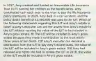 In 2017, Amy created and funded an irrevocable Life Insurance Trust (ILIT) naming her children as the beneficiaries. Amy contributed cash each year to the trust to pay the life insurance policy premiums. In 2019, Amy died in a car accident, and the policy death benefit of 1,000,000 was paid to the ILIT. Which of the following statements regarding this ILIT and Amy's estate is false? A)Amy's executor can sell the assets from Amy's estate to the ILIT without causing the value of the ILIT to be included in Amy's gross estate. B) The ILIT will be included in Amy's gross estate because Amy made a contribution to the trust within three years of her death. C)If Amy's executor can demand a distribution from the ILIT to pay Amy's estate taxes, the value of the ILIT will be included in Amy's gross estate. D)If Amy had released any rights she had to revoke the ILIT in 2018, the value of the ILIT would be included in Amy's gross estate.