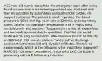 A 22-year-old man is brought to the emergency room after being found unconscious in a swimming pool and was intubated and then resuscitated by paramedics using advanced cardiac life support measures. The patient is mildly cyanotic. The blood pressure is 80/50 mm Hg, heart rate is 120/min, and respiratory rate is 26/min. his core body temperature is 89 F. Pupils are 4 mm bilaterally and reactive. The patient is moving all extremities and responds appropriately to questions. Crackles are heard bilaterally on lung auscultation.. ABG reveals a pO2 of 50 mm Hg on 100% O2. CXR reveals bilateral "white-out" of the lungs consistent with interstitial and alveolar infiltrates. There is no cardiomegaly. Which of the following is the most likely diagnosis? A.ARDS B.Pulmonary contusion C.Pneumothorax D.Cardiogenic pulmonary edema E.Pulmonary infarction