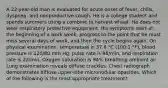 A 22-year-old man is evaluated for acute onset of fever, chills, dyspnea, and nonproductive cough. He is a college student and spends summers using a combine to harvest wheat. He does not wear respiratory protective equipment. His symptoms start at the beginning of a work week, progress to the point that he must miss several days of work, and then the cycle begins again. On physical examination, temperature is 37.8 °C (100.1 °F), blood pressure is 120/80 mm Hg, pulse rate is 98/min, and respiration rate is 22/min. Oxygen saturation is 94% breathing ambient air. Lung examination reveals diffuse crackles. Chest radiograph demonstrates diffuse upper-lobe micronodular opacities. Which of the following is the most appropriate treatment?