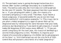 23. The perinatal nurse is giving discharge instructions to a woman after suction curettage secondary to a hydatidiform mole. The woman asks why she must take oral contraceptives for the next 12 months. The best response from the nurse would be: a. "If you get pregnant within 1 year, the chance of a successful pregnancy is very small. Therefore, if you desire a future pregnancy, it would be better for you to use the most reliable method of contraception available." b. "The major risk to you after a molar pregnancy is a type of cancer that can be diagnosed only by measuring the same hormone that your body produces during pregnancy. If you were to get pregnant, it would make the diagnosis of this cancer more difficult." c. "If you can avoid a pregnancy for the next year, the chance of developing a second molar pregnancy is rare. Therefore, to improve your chance of a successful pregnancy, it is better not to get pregnant at this time." d. "Oral contraceptives are the only form of birth control that will prevent a recurrence of a molar pregnancy."