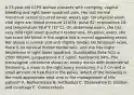 A 23-year-old G1P0 woman presents with cramping, vaginal bleeding and right lower quadrant pain. Her last normal menstrual period occurred seven weeks ago. On physical exam, vital signs are: blood pressure 110/74; pulse 82; respirations 18; and temperature 98.6°F (37°C). On abdominal exam, she has very mild right lower quadrant tenderness. On pelvic exam, she has scant old blood in the vagina and a normal appearing cervix. Her uterus is normal size and slightly tender. On bimanual exam, there is no cervical motion tenderness, and she has slight tenderness in right lower quadrant. Quantitative Beta-hCG is 2500 mIU/ml; progesterone 6.2 ng/ml; hematocrit 34%. The transvaginal ultrasound shows an empty uterus with endometrial thickening, a mass in the right ovary measuring 3 x 2 cm and a small amount of free fluid in the pelvis. Which of the following is the most appropriate next step in the management of this patient? A. Methotrexate B. Antibiotics C. Observation D. Dilation and curettage E. Culdocentesis