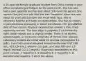 A 24-year-old female graduate student from China comes to your office complaining of fatigue for the past month. She has also had a poor appetite and has lost about 3 lb over this period. She reports that she was told that she had "hepatitis" when she was about 10 years old but does not recall what type. She is otherwise healthy and takes no medications. She has no history or percutaneous exposures or blood transfusion. Her grandfather died of liver cancer. Physical examination reveals a thin, tired-appearing woman. The liver edge is palpable 2 cm below the right costal margin and is slightly tender. There is no ascites, splenomegaly, or cutaneous stigmata of chronic liver disease. Laboratory studies are remarkable for anemia (hemoglobin 9.1 g/dL). Liver tests reveal elevated aminotransferases (ALT 289 IU/L, AST 158 IU/L), albumin 3.2 g/dL, and total bilirubin 1.5 mg/dL (normal 0.2-1.0 mg/dL). Diagnostic possibilities at this point include: A Hepatitis A. B Hepatitis B. C Hepatitis C. D Autoimmune hepatitis. E All of the above.