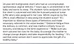 24-year-old multigravida client who had an uncomplicated, spontaneous vaginal delivery 7 hours ago is uninterested in her baby and wants to sleep. The student nurse assigned to care for the client is concerned and tells the licensed practical nurse (LPN) who's also assigned to her care. Which response by the LPN is most effective in educating the student nurse? "It's important to observe these types of behaviors and make necessary referrals to the social worker." "Extreme fatigue from the delivery is common, and new mothers initially focus on recovery and taking in the birth experience." "Make sure you don't assume the care for the baby. Encourage the mother to change change diapers and take responsibility for feeding." "It's sad that some women don't seem to appreciate the gift of a healthy baby."