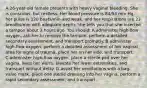 A 26-year-old female presents with heavy vaginal bleeding. She is conscious, but restless. Her blood pressure is 84/54 mm Hg, her pulse is 120 beats/min and weak, and her respirations are 22 breaths/min with adequate depth. She tells you that she inserted a tampon about 2 hours ago. You should: A.administer high-flow oxygen, ask her to remove the tampon, perform a detailed secondary assessment, and transport promptly. B.administer high-flow oxygen, perform a detailed assessment of her vaginal area for signs of trauma, place her on her side, and transport. C.administer high-flow oxygen, place a sterile pad over her vagina, keep her warm, elevate her lower extremities, and transport without delay. D.assist her ventilations with a bag-valve mask, place one sterile dressing into her vagina, perform a rapid secondary assessment, and transport.