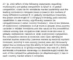 27. (p. 201) Which of the following statements regarding multicountry and global competition is false? A. In global competition, rivals vie for worldwide market leadership and the leading competitors compete head-to-head in the markets of many different countries B. In globally competitive industries, the power and strength of a company's strategy and resource capabilities in one country significantly enhance its competitiveness in other country markets C. One of the features of multicountry competition is that there is greater cross-country variation in market conditions and the nature of the competitive contest among rival companies than tends to be the case in globally competitive markets D. With multicountry competition, the competitive contest is localized, with rivals battling for national market leadership (national market by national market); moreover, winning in one country market does not necessarily signal that a company has the ability to fare well in the markets of other countries E. In global competition, the size of a firm's worldwide competitive advantage (or disadvantage) equals the sum of the competitive advantages (or disadvantages) it has in each country market where it competes