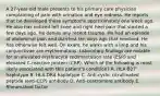 A 27-year-old male presents to his primary care physician complaining of pain with urination and eye redness. He reports that he developed these symptoms approximately one week ago. He also has noticed left knee and right heel pain that started a few days ago. He denies any recent trauma. He had an episode of abdominal pain and diarrhea ten days ago that resolved. He has otherwise felt well. On exam, he walks with a limp and his conjunctivae are erythematous. Laboratory findings are notable for an elevated erythrocyte sedimentation rate (ESR) and elevated C-reactive protein (CRP). Which of the following is most likely associated with this patient's condition? A. HLA-B27 haplotype B. HLA-DR4 haplotype C. Anti-cyclic citrullinated peptide (anti-CCP) antibody D. Anti-centromere antibody E. Rheumatoid factor