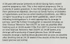 A 28-year-old woman presents to clinic having had a recent positive pregnancy test. This is her second pregnancy. She is currently 8 weeks pregnant. In her first pregnancy, she suffered from gestational diabetes. She has no family history of diabetes or hypertension and has no other medical conditions. Her BMI is 23 kg/m².According to current NICE guidelines, which of the following investigations is it most appropriate to arrange in primary care? No further investigation is required Arrange an Oral Glucose Tolerance Test (OGTT) as soon as possible after booking and at 24-28 weeks if the first OGTT is normal Arrange an Oral Glucose Tolerance Test (OGTT) at 24-28 weeks only Arrange self-monitoring of blood glucose from 24-28 weeks onwards Arrange a fasting blood glucose test as soon as possible after booking and at 24-28 weeks if the results of the first fasting blood glucose are normal