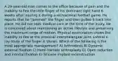 A 29-year-old man comes to the office because of pain and the inability to flex the little finger of his dominant right hand 6 weeks after injuring it during a recreational football game. He reports that he "jammed" the finger and then pulled it back into place. He did not seek medical care at the time of the injury. He is concerned about maintaining an active lifestyle and preserving the maximum range of motion. Physical examination shows the inability to flex at the proximal interphalangeal joint. Lateral x-ray study of the finger is shown. Which of the following is the most appropriate management? A) Arthrodesis B) Dynamic external fixation C) Hemi-hamate arthroplasty D) Open reduction and internal fixation E) Silicone implant reconstruction