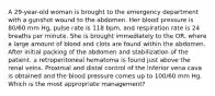 A 29-year-old woman is brought to the emergency department with a gunshot wound to the abdomen. Her blood pressure is 80/60 mm Hg, pulse rate is 118 bpm, and respiration rate is 24 breaths per minute. She is brought immediately to the OR, where a large amount of blood and clots are found within the abdomen. After initial packing of the abdomen and stabilization of the patient, a retroperitoneal hematoma is found just above the renal veins. Proximal and distal control of the inferior vena cava is obtained and the blood pressure comes up to 100/60 mm Hg. Which is the most appropriate management?