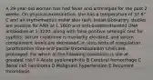 A 29-year-old woman has had fever and arthralgias for the past 2 weeks. On physical examination, she has a temperature of 37.6° C and an erythematous malar skin rash. Initial laboratory studies are positive for ANA at 1:1600 and anti-double-stranded DNA antibodies at 1:3200, along with false positive serologic test for syphilis. Serum creatinine is markedly elevated, and serum complement levels are decreased. In vitro tests of coagulation (prothrombin time and partial thromboplastin time) are prolonged. For which of the following conditions is she at greatest risk? A Acute pyelonephritis B Cerebral hemorrhage C Renal cell carcinoma D Malignant hypertension E Recurrent thrombosis