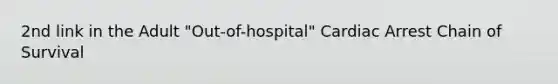 2nd link in the Adult "Out-of-hospital" Cardiac Arrest Chain of Survival