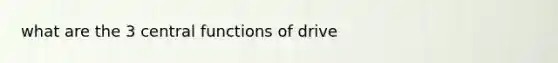 what are the 3 central functions of drive