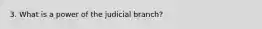 3. What is a power of the judicial branch?