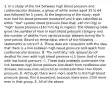 3. In a study of the link between high blood pressure and cardiovascular disease, a group of white males aged 35 to 64 was followed for 5 years. At the beginning of the study, each man had his blood pressure measured and it was classified as either "low" systolic blood pressure (less than 140 mm Hg) or "high" blood pressure (140 mm Hg or higher). The following table gives the number of men in each blood pressure category and the number of deaths from cardiovascular disease during the 5-year period. Based on these data, which of the following statements is correct? A. These data are consistent with the idea that there is a link between high blood pressure and death from cardiovascular disease. B. The mortality rate (proportion of deaths) for men with high blood pressure is 5 times that of men with low blood pressure. C. These data probably understate the link between high blood pressure and death from cardiovascular disease, because men will tend to understate their true blood pressure. D. Although there were more deaths in the high blood pressure group, this is expected, because there were 1500 more men in that group. E. All of the above.