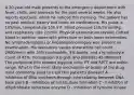 A 30-year-old male presents to the emergency department with fever, chills, and anorexia for the past several weeks. He also reports epistaxis, which he noticed this morning. The patient has no past medical history and takes no medications. His pulse is 105/min, temperature 100.5 F, blood pressure 110/70 mmHg, and respiratory rate 22/min. Physical examination reveals clotted blood in anterior nares with petechiae on both lower extremities. No lymphadenopathy or hepatosplenomegaly was present on examination. His laboratory values show white cell count 2900/mm3 with 20% neutrophils, 3% bands, and a lymphocyte count of 45%, hemoglobin 9.0 g/dl, and platelets 45,000mm3. The peripheral film showed atypical cells. PT and APTT are within range. What is the most likely mechanism of action of the drug most commonly used to treat this patient's disease? A - Inhibition of DNA synthesis through intercalating between DNA base pairs B - Inhibition of microtubule formation C - Inhibition of dihydrofolate reductase enzyme D - Inhibition of tyrosine kinase