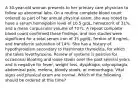 A 30-year-old woman presents to her primary care physician to follow up abnormal labs. On a routine complete blood count ordered as part of her annual physical exam, she was noted to have a serum hemoglobin level of 10.5 g/dL, hematocrit of 31%, and a mean corpuscular volume of 70 fL. A repeat complete blood count confirmed these findings, and iron studies were significant for a total serum iron of 35 μg/dL, ferritin of 8 ng/mL, and transferrin saturation of 14%. She has a history of hypothyroidism secondary to Hashimoto thyroiditis, for which she takes levothyroxine. Review of systems is positive for occasional bloating and loose stools over the past several years and is negative for fever, weight loss, dysphagia, odynophagia, abdominal pain, melena, bloody stools, or menorrhagia. Vital signs and physical exam are normal. Which of the following should be ordered at this time?