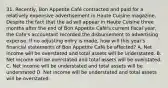 31. Recently, Bon Appetite Café contracted and paid for a relatively expensive advertisement in Haute Cuisine magazine. Despite the fact that the ad will appear in Haute Cuisine three months after the end of Bon Appetite Café's current fiscal year, the Cafe's accountant recorded the disbursement to advertising expense. If no adjusting entry is made, how will this year's financial statements of Bon Appetite Café be affected? A. Net income will be overstated and total assets will be understated. B. Net income will be overstated and total assets will be overstated. C. Net income will be understated and total assets will be understated D. Net income will be understated and total assets will be overstated.