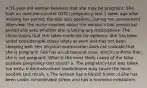 A 31-year-old woman believes that she may be pregnant. She took an over-the-counter (OTC) pregnancy test 1 week ago after missing her period; the test was positive. During her assessment interview, the nurse inquires about the woman's last menstrual period and asks whether she is taking any medications. The client states that she takes medicine for epilepsy. She has been under considerable stress lately at work and has not been sleeping well. Her physical examination does not indicate that she is pregnant. She has an ultrasound scan, which confirms that she is not pregnant. What is the most likely cause of the false-positive pregnancy test result? a. The pregnancy test was taken too early. b.Anticonvulsant medications may cause the false-positive test result. c.The woman has a fibroid tumor. d.She has been under considerable stress and has a hormone imbalance.