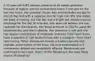 A 32-year-old G3P2 woman presents at 40 weeks gestation because of regular uterine contractions every 5 minutes for the last two hours. Her prenatal course was unremarkable except for ASCUS Pap test with a negative test for high-risk HPV. She states the baby is moving, but she has had a bright red, bloody mucous discharge for the last 30 minutes. She does not believe she has ruptured her membranes. Her blood pressure is 120/70, pulse 80 beats/minute, and she is afebrile. Her abdomen is soft and she has regular contractions of moderate intensity. Fetal heart tones have a baseline of 130 beats/minute with a Category I fetal heart rate tracing. Pelvic ultrasound reveals a fundal placenta and cephalic presentation of the fetus. Cervical examination is 5 centimeters dilated and completely effaced. Membranes are confirmed to be intact. Which of the following is the most likely source of bleeding?