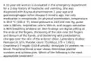 A 32-year-old woman is evaluated in the emergency department for a 2-day history of headache and vomiting. She was diagnosed with Raynaud phenomenon 1 year ago and gastroesophageal reflux disease 6 months ago. Her only medication is omeprazole. On physical examination, temperature is 38.0 °C (100.4 °F), blood pressure is 240/140 mm Hg, pulse rate is 88/min, respiration rate is 16/min, and oxygen saturation is 96% breathing ambient air. Skin findings are digital pitting at the ends of the fingers, thickening of the skin over the fingers and dorsum of the hands, and thickening with poikilodermic changes over the skin of the anterior chest. Laboratory studies: Hematocrit 32%, Platelet count 75,000/µL (75 × 109/L), Creatinine 1.5 mg/dL (132.6 µmol/L) ,Urinalysis 2+ protein; no blood. Peripheral blood smear shows diminished platelet numbers and schistocytes. Which of the following is the most appropriate treatment?