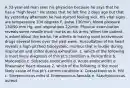 A 33-year-old man sees his physician because he says that he has a "high fever." He states that he felt fine 2 days ago but that by yesterday afternoon he had started feeling sick. His vital signs are temperature 104 degrees F, pulse 130/min, blood pressure 130/90 mm Hg, and respirations 22/min. Physical examination reveals some needle track marks on his arms. When the patient is asked about the marks, he admits to having used intravenous drugs several times over the past week. Auscultation of his heart reveals a high-pitched holosystolic murmur that is louder during inspiration and softer during exhalation. 1. which of the following is most likely diagnosis of this pt's condition a. Pericarditis b. Myocarditis c. Subacute endocarditis d. Acute endocarditis e. Rheumatic heart disease 2. which of the following is the most likely cause of this pt's current condition a. Coxsackievirus b. HIV c. Streptococcus mitis d. Enterococcus faecalis e. Staphylococcus aureus