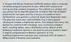 A 34-year-old African American G2P0101 patient who is currently 16 weeks pregnant presents to your office with concerns of having another preterm pregnancy. The patient is a smoker and you advise her to stop because this increases the risk of health problems for the baby and the chances of a preterm birth. Furthermore, you perform a physical exam and diagnostic tests. The physical exam was unremarkable, but a transvaginal ultrasound reveals a shortened cervix. This patient has many risk factors for preterm birth including: race, a previous preterm birth, smoking status, and a shortened cervix. Which of the following treatment options is the best to prevent preterm labor? A Vaginal progesterone B Weekly injections of 17a-hydroxyprogesterone caproate and continued until 36 weeks C Mifepristone D Bedrest and hydration