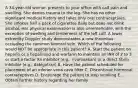 A 34-year-old woman presents to your office with calf pain and swelling. She denies trauma to the leg. She has no other significant medical history and takes only oral contraceptives. She smokes half a pack of cigarettes daily but does not drink alcohol. Her physical examination is also unremarkable, with the exception of swelling and tenderness of the left calf. A lower extremity Doppler study demonstrates a new thrombus occluding the common femoral vein. Which of the following would NOT be appropriate in this patient? A. Start the patient on heparin or a heparinoid and warfarin to maintain an INR of 2 to 3 or start a factor Xa inhibitor (e.g., rivaroxaban) or a direct fibrin inhibitor (e.g., dabigatran) B. Have the patient scheduled for placement of an inferior vena cava filter C. Discontinue hormonal contraceptives D. Encourage the patient to stop smoking E. Obtain further history regarding her family