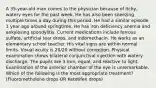 A 35-year-old man comes to the physician because of itchy, watery eyes for the past week. He has also been sneezing multiple times a day during this period. He had a similar episode 1 year ago around springtime. He has iron deficiency anemia and ankylosing spondylitis. Current medications include ferrous sulfate, artificial tear drops, and indomethacin. He works as an elementary school teacher. His vital signs are within normal limits. Visual acuity is 20/20 without correction. Physical examination shows bilateral conjunctival injection with watery discharge. The pupils are 3 mm, equal, and reactive to light. Examination of the anterior chamber of the eye is unremarkable. Which of the following is the most appropriate treatment? (Fluorometholone drops OR Ketotifen drops)