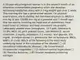 A 35-year-old primigravid woman is in the seventh month of an otherwise unremarkable pregnancy when she develops worsening headaches along with a 3-kg weight gain over 1 week. This morning she had a generalized seizure. On physical examination, she is afebrile, but her blood pressure is 190/110 mm Hg (it was 120/80 mm Hg at a prenatal visit 1 month ago). She has edema involving her head and all extremities. Fetal heart tones of 140/min and fetal movement are present. Laboratory studies show hemoglobin, 12.5 g/dL; hematocrit, 37.6%; MCV, 92 μm3; platelet count, 199,000/mm3; serum creatinine, 1 mg/dL; potassium, 4.2 mmol/L; and glucose, 101 mg/dL. Urinalysis shows 2+ proteinuria, but no hematuria, RBCs, WBCs, or casts. Which of the following is the most likely underlying factor in the causation of her disease? □ (A) Gestational trophoblastic disease □ (B) Disseminated intravascular coagulation □ (C) Adrenal cortical hyperplasia □ (D) Placenta ischemia □ (E) Ovarian neoplasm producing estrogen